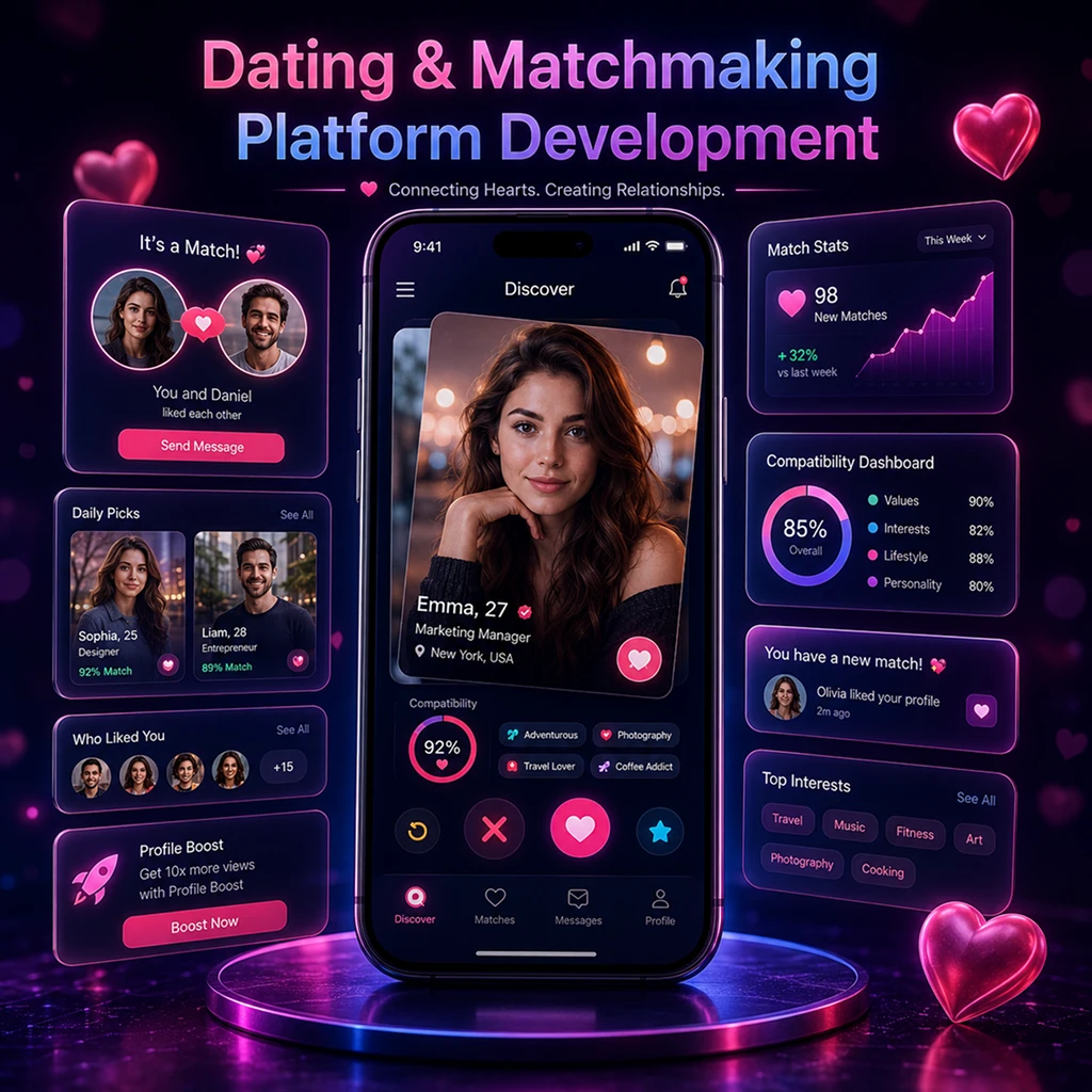 Dating and matchmaking platform development services
